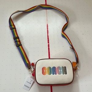 NWT Coach Rainbow purse